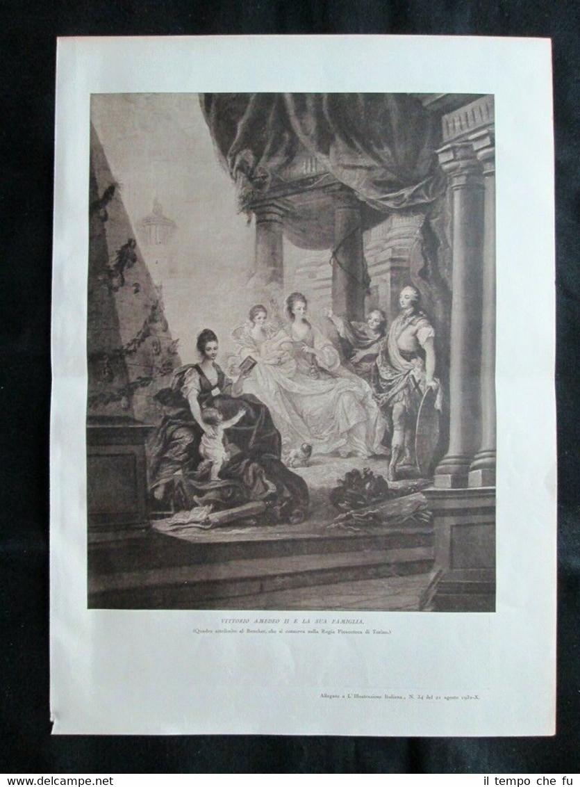 Boucher:Vittorio Amedeo II e la sua famiglia+Battaglia di Torino Stampa …