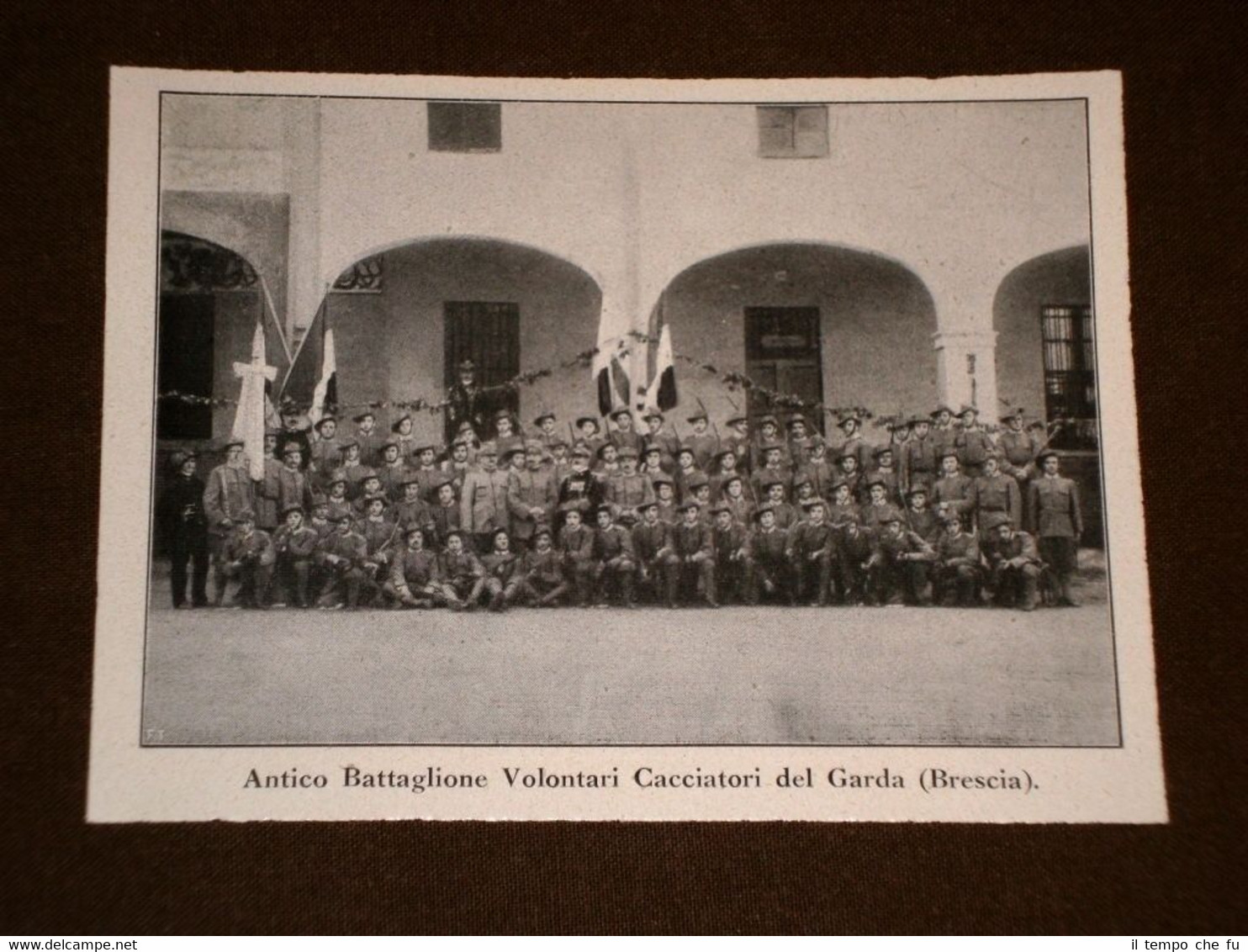 Brescia nel 1913 Antico Battaglione Volontari Cacciatori del Garda