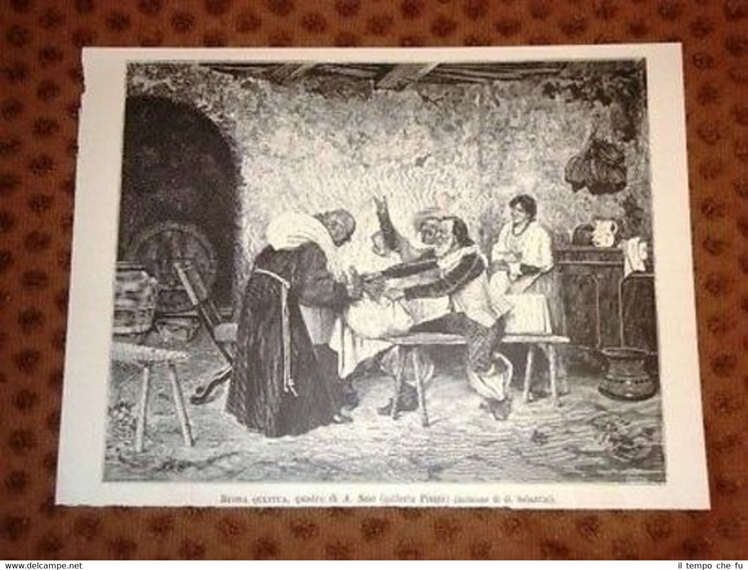 Buona Questua Quadro di A. Sani nella Galleria Pisani