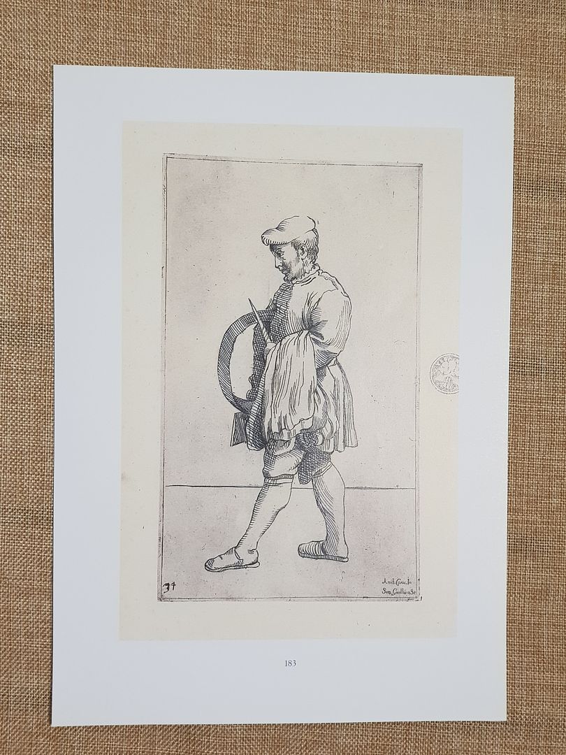 Burattator di farina e Vende pere Tavola del 1646 Carracci …