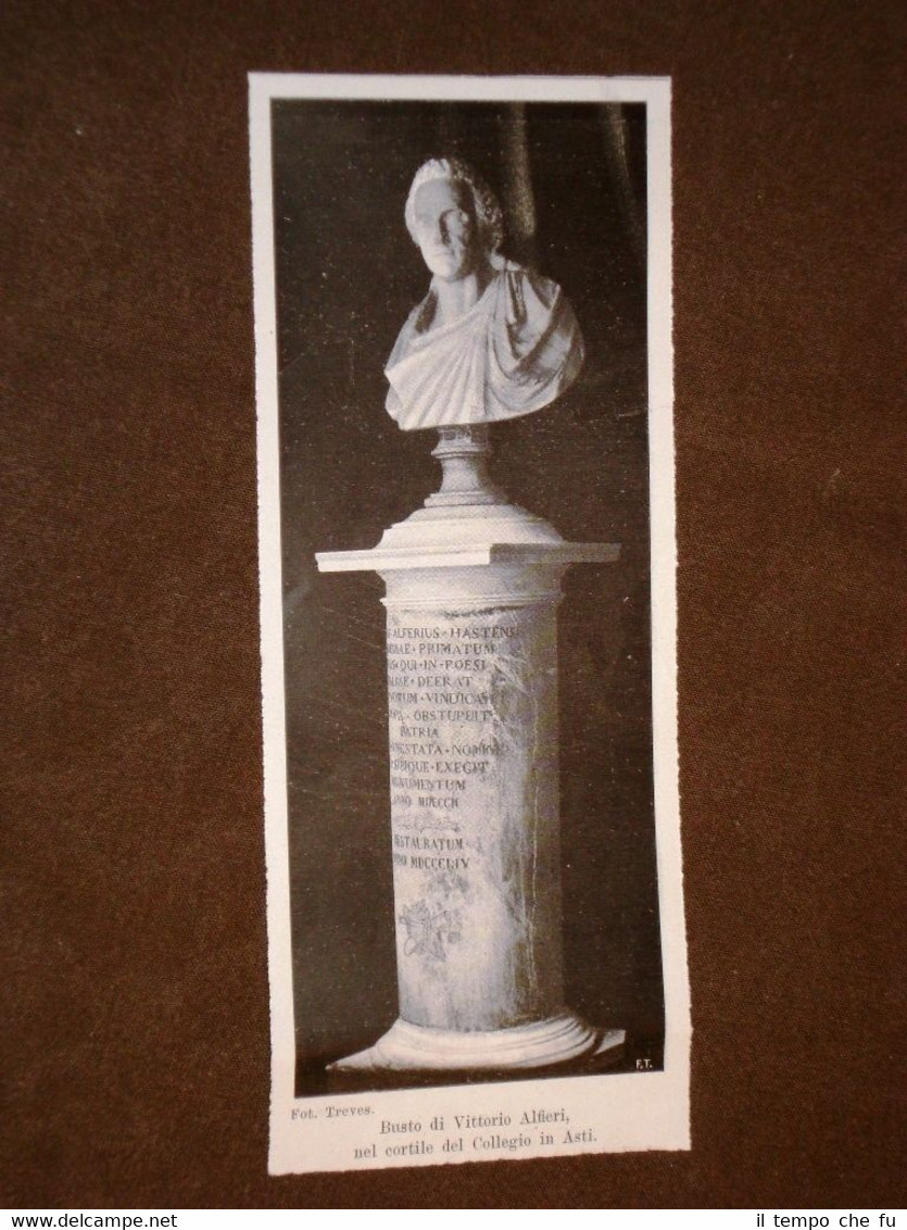 Busto di Vittorio Alfieri Cortile del Collegio in Asti nel …