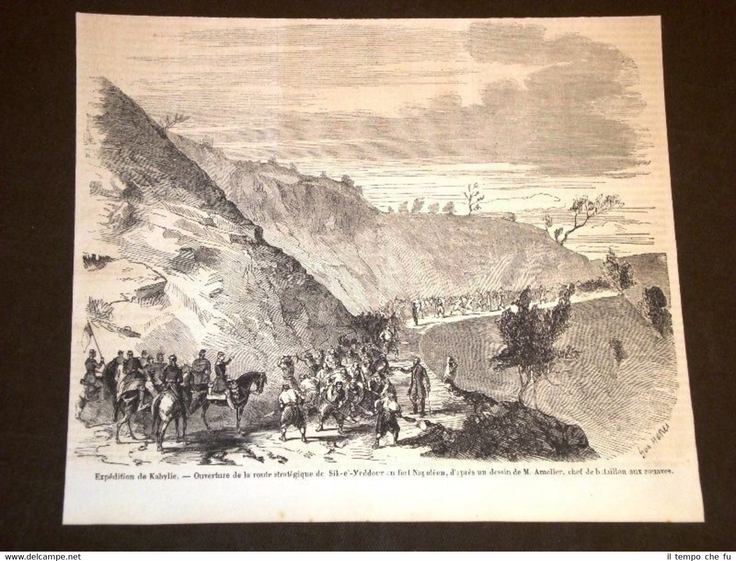 Cabilia nel 1857 Apertura della Strada da Sik è Meddour …