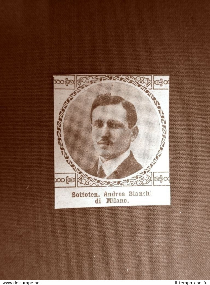 Caduto per la Patria Andrea Bianchi di Milano Prima Guerra …