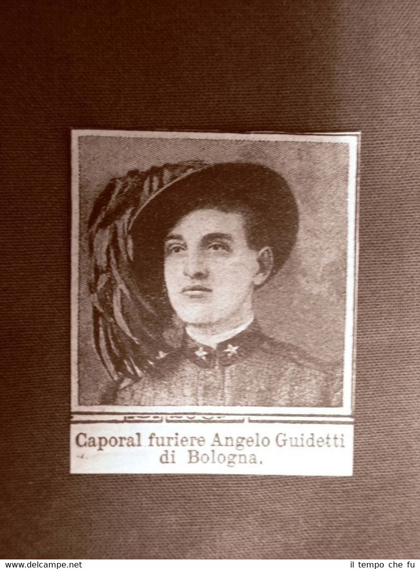 Caduto per la Patria Angelo Guidetti Bologna WW1 Prima guerra …