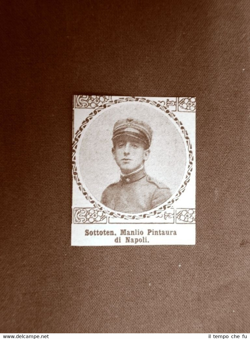 Caduto per la Patria Manlio Pintaura di Napoli WW1 Prima …