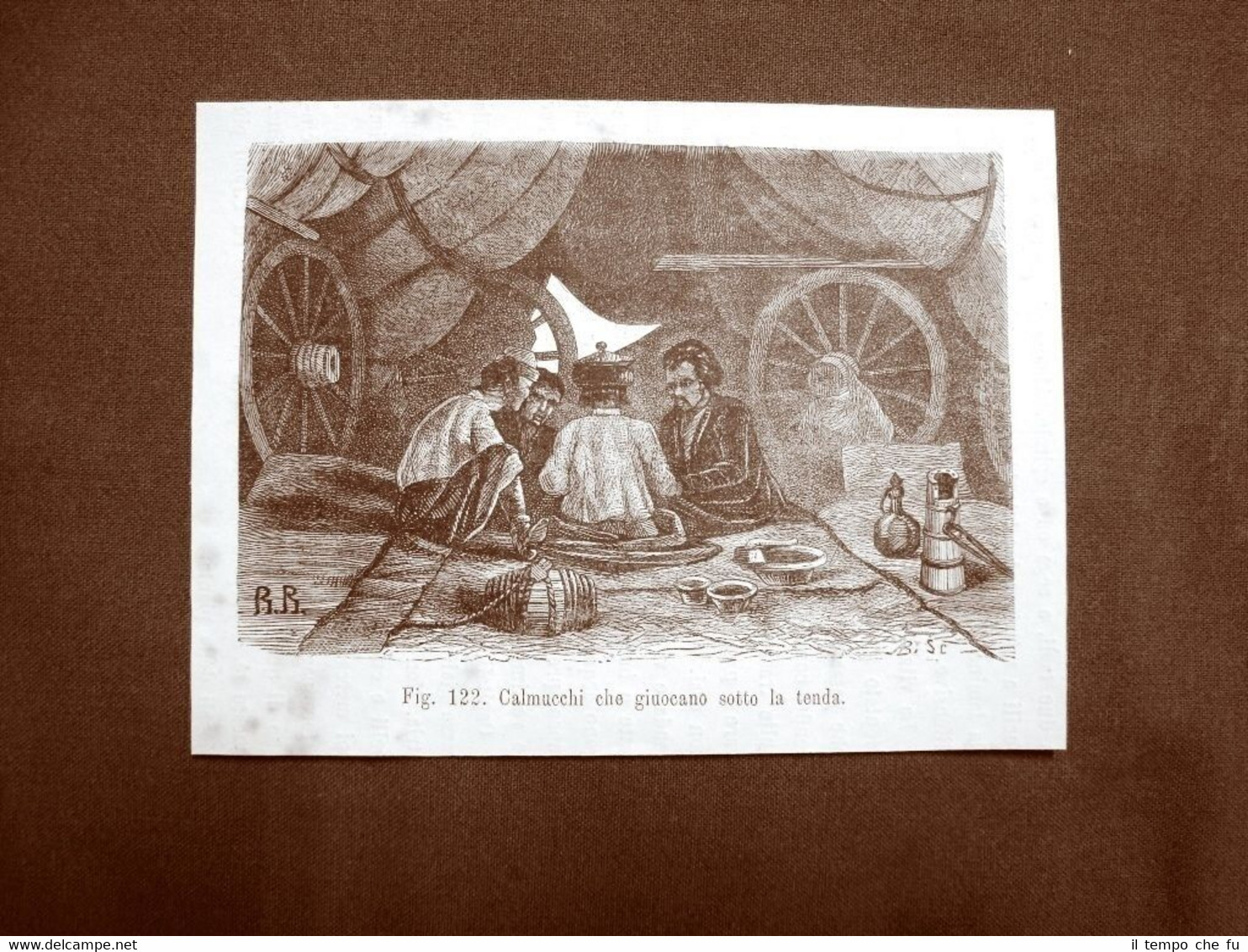 Calmucchi calmicchi kalmyki che giocano nel 1883 Calmucchia Russia Moda …