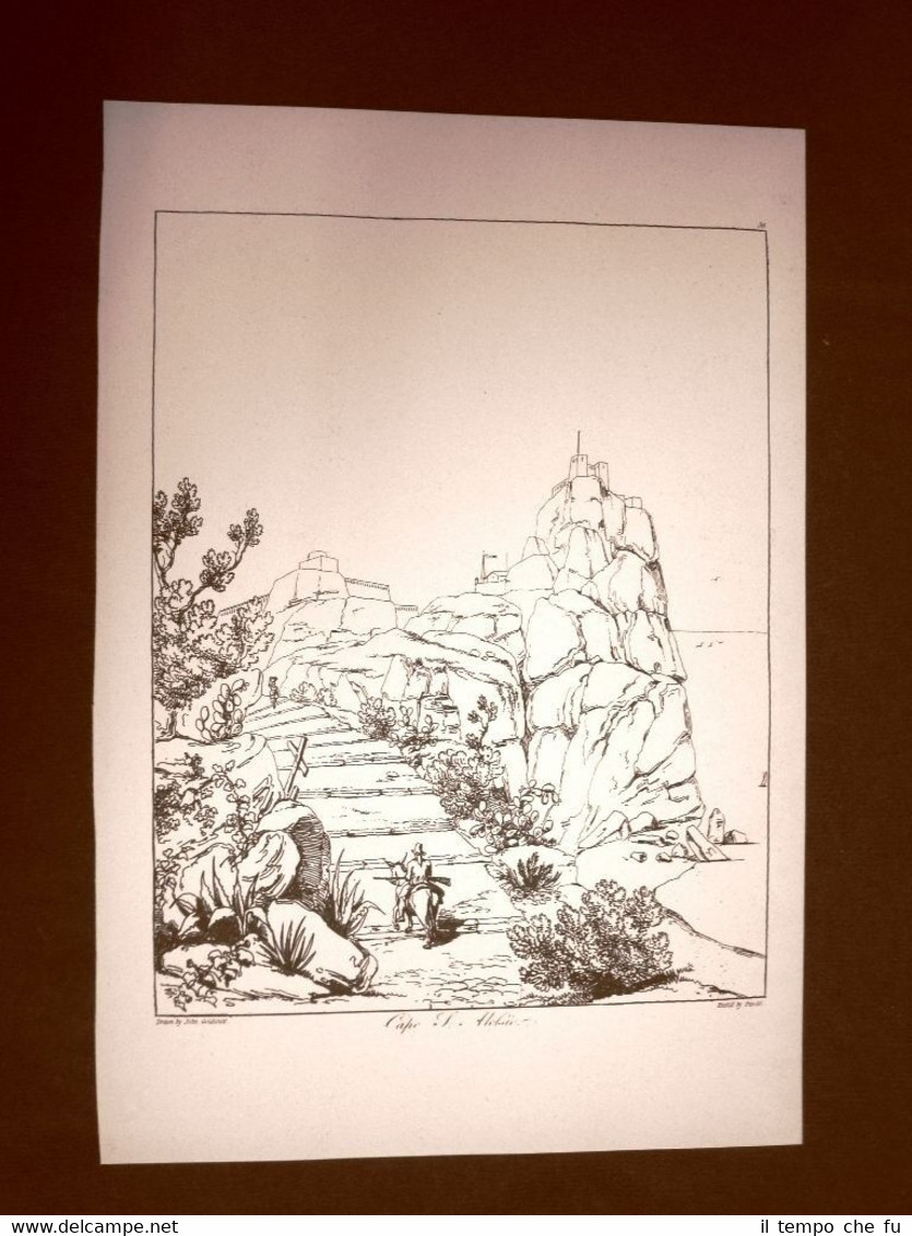 Capo Alessio Strada per Messina Sicilia Ristampa Goldicutt Antiquies Sicily …