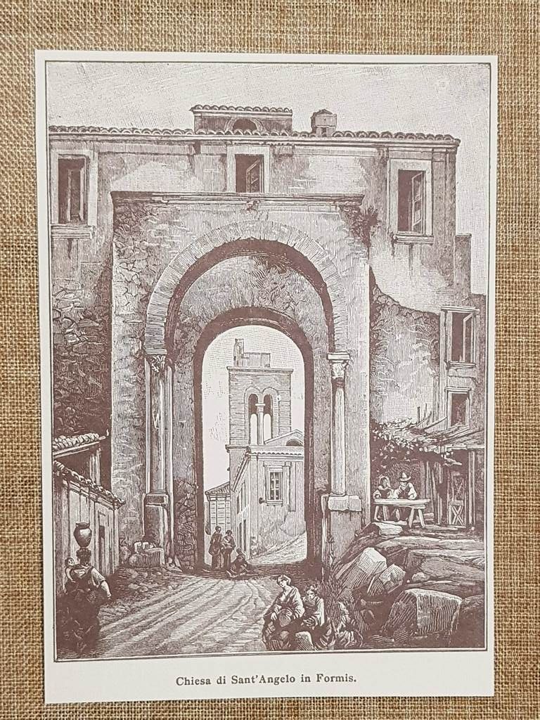 Capua nell'800 Chiesa di Sant'Angelo in Formis Caserta Campania