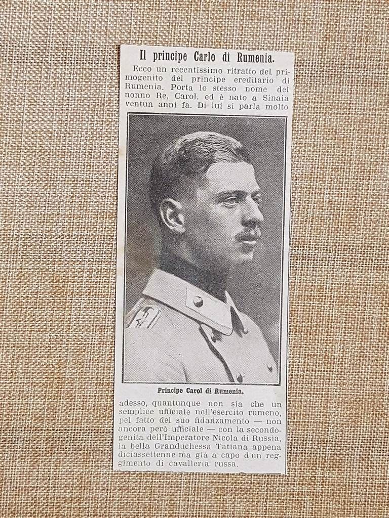 Carlo II di Hohenzollern-Sigmaringen di Romania Sinaia, 1893 – Estoril, …