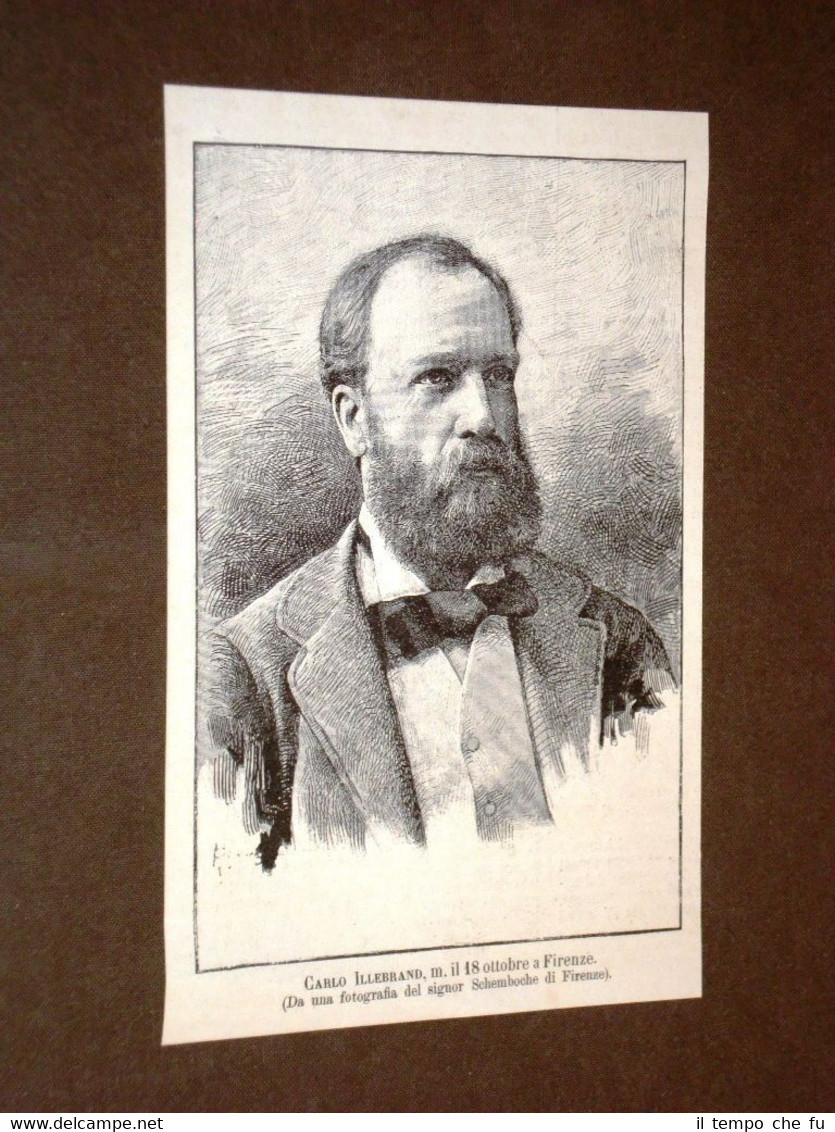 Carlo Illebrand o Hillebrand Morto il 18 ottobre 1884 a …
