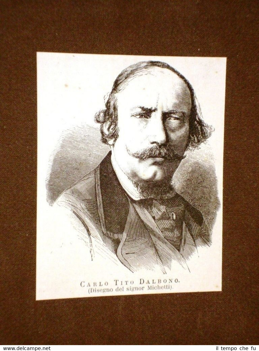 Carlo Tito Dalbono nel 1875 Napoli, 2 gennaio 1817 – …