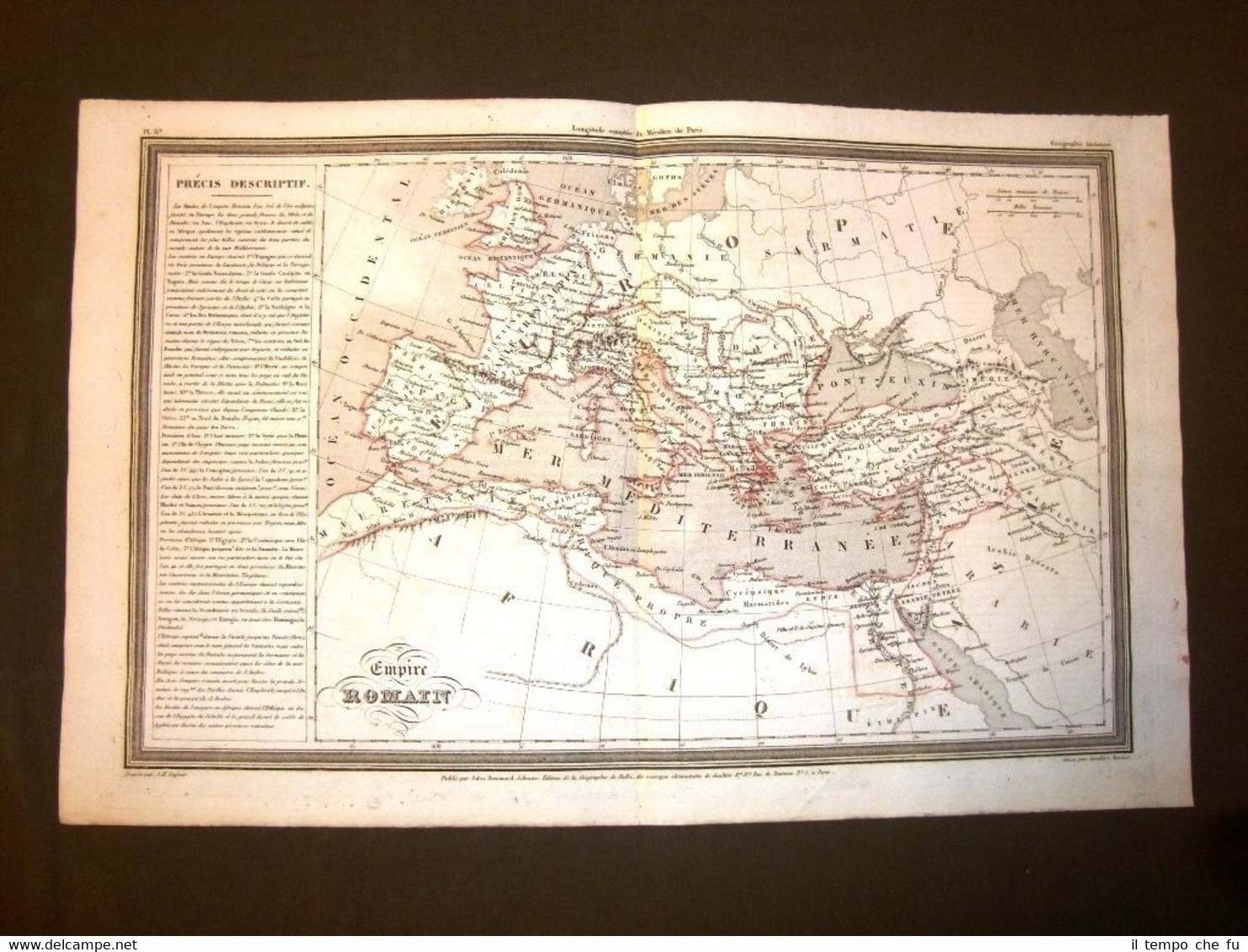 Carta geografica mappa Dufour del 1840 L'Impero Romano - The …