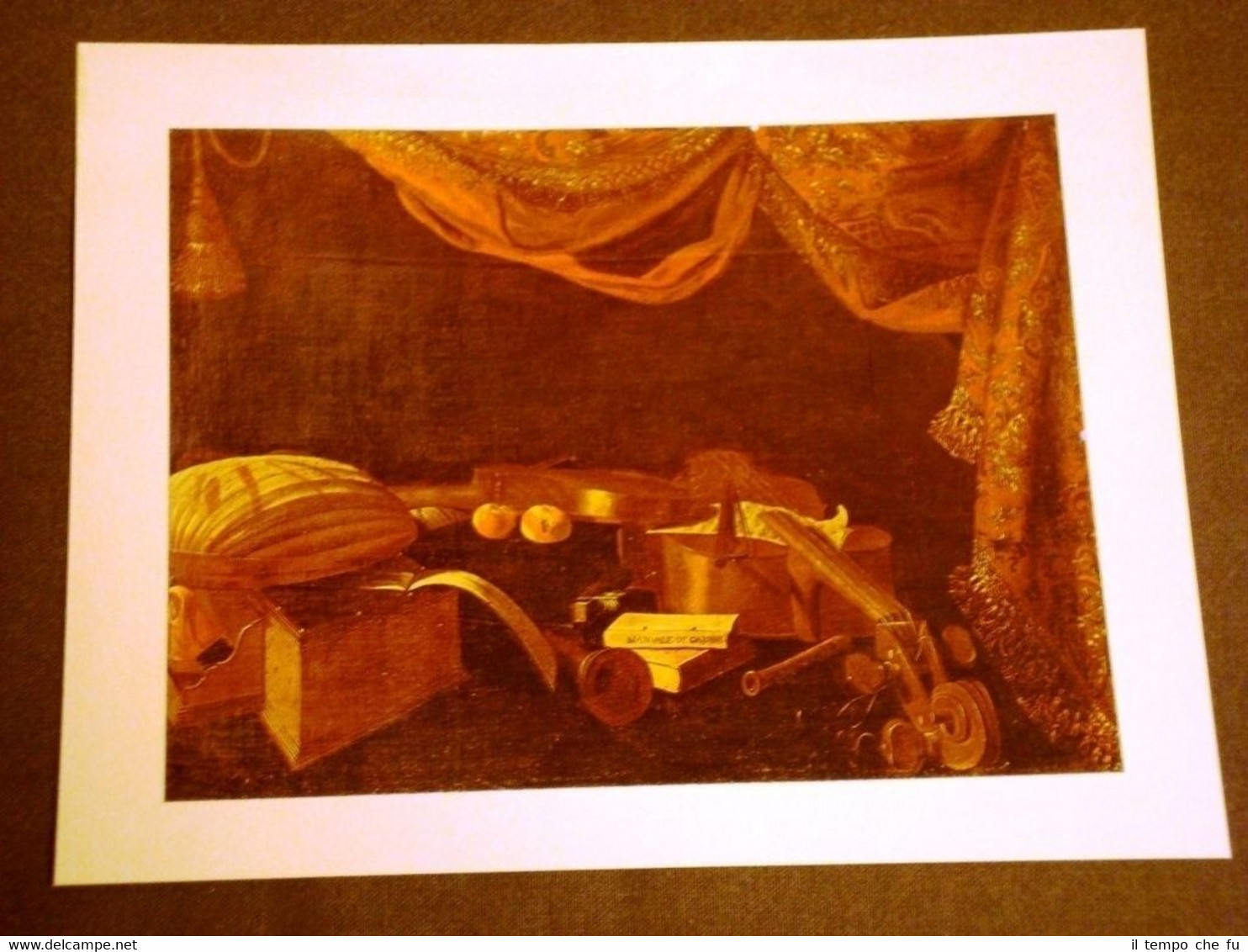 Cartoncino d'Arte Strumenti musicali Evaristo Baschenis - Museo S.Andrea Clusone