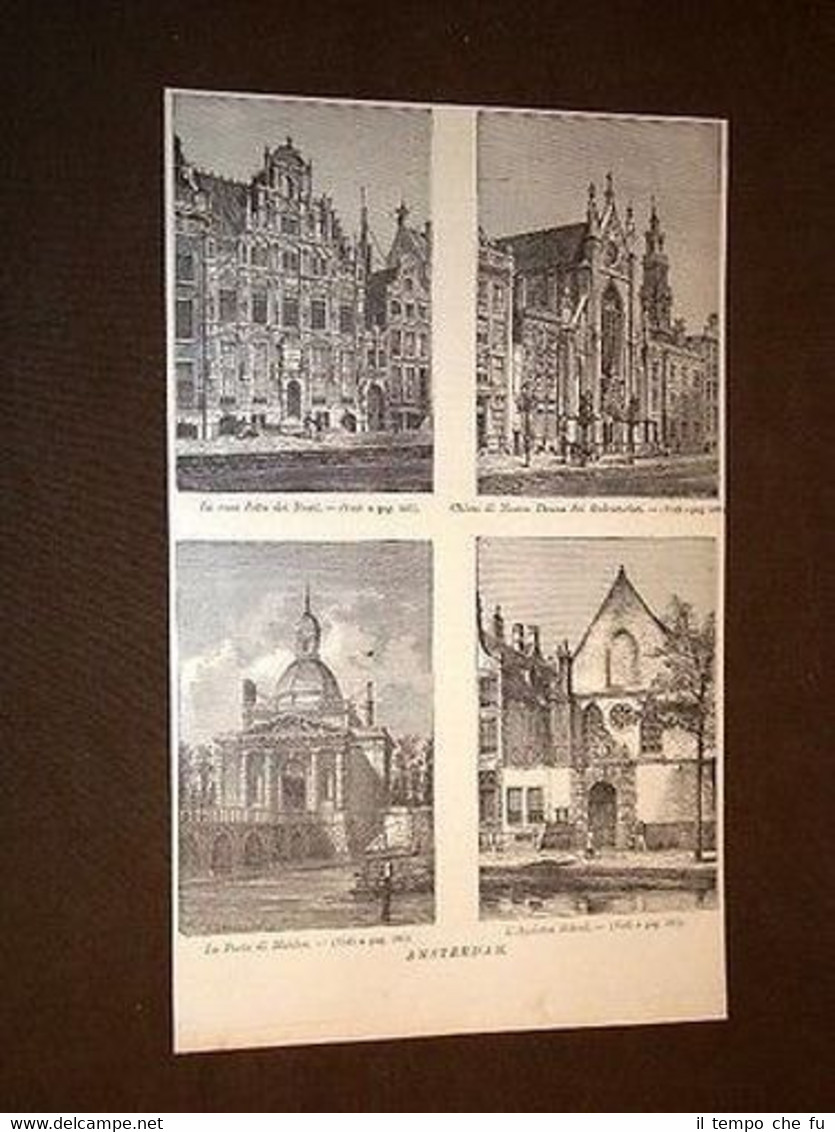 Casa dei busti Chiesa redentori Porta Muiden Amsterdam Olanda o …