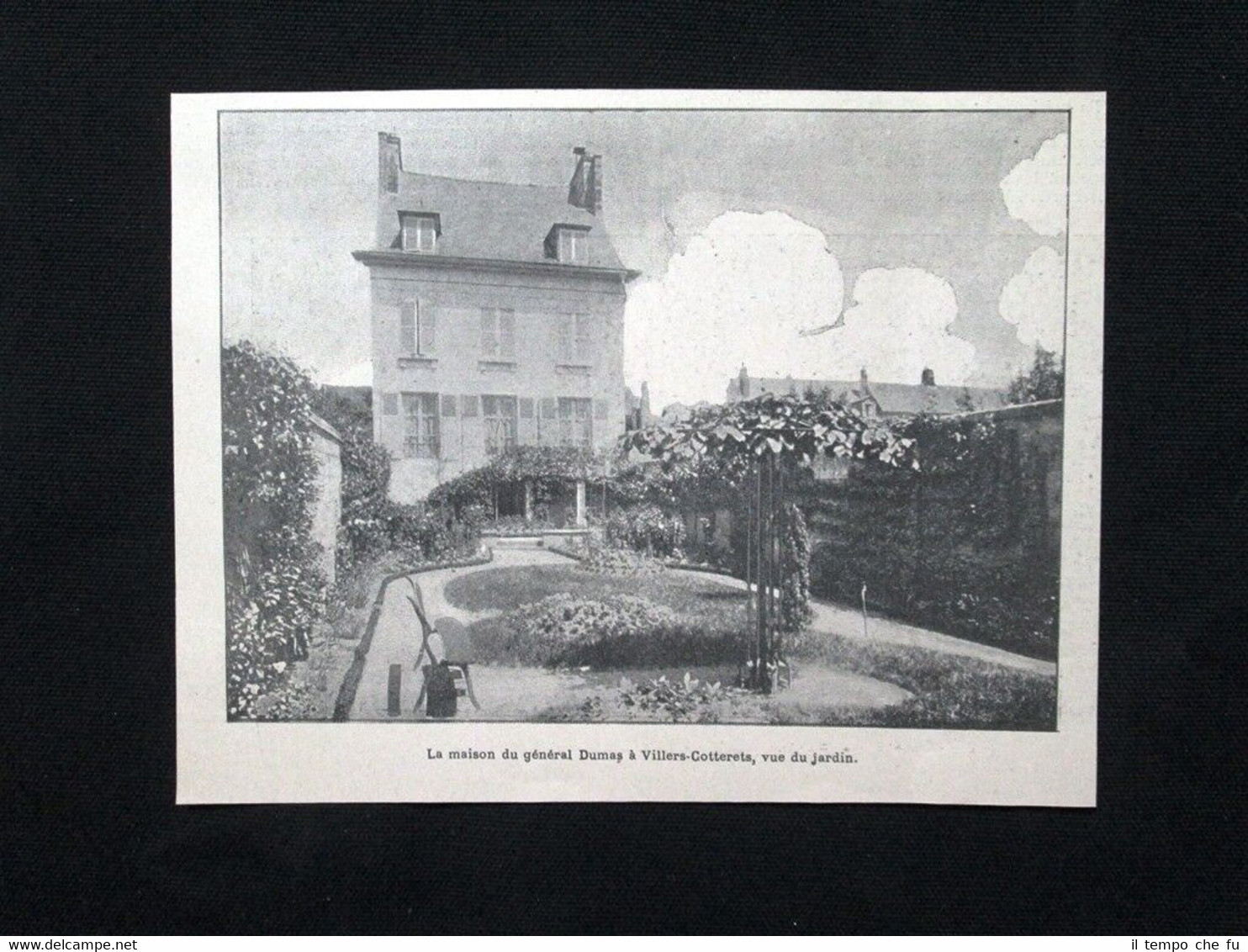 Casa del generale Dumas a Villers-Cotterets, vista dal giardino Stampa …