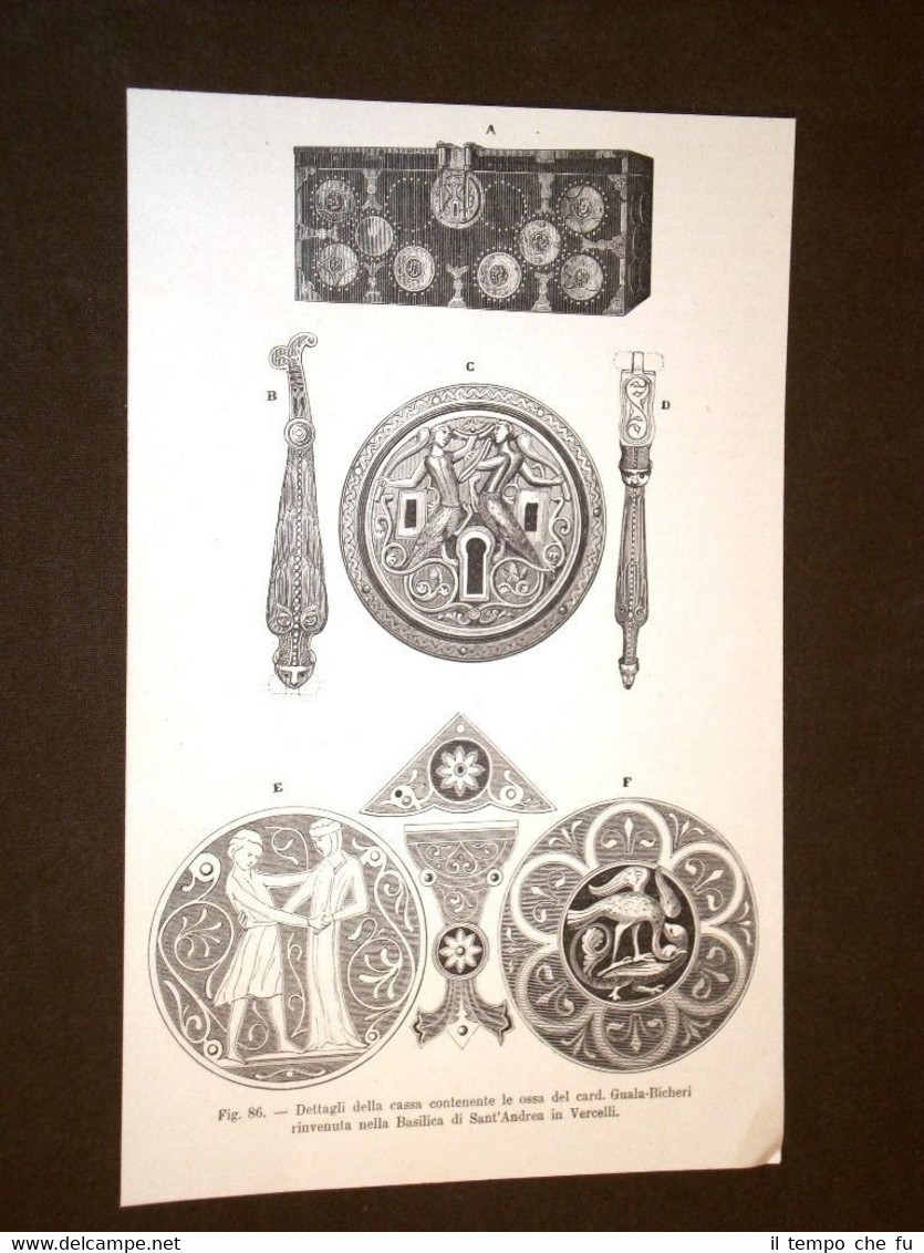 Cassa delle ossa del Cardinale Guala Bicheri Basilica di Sant'Andrea …