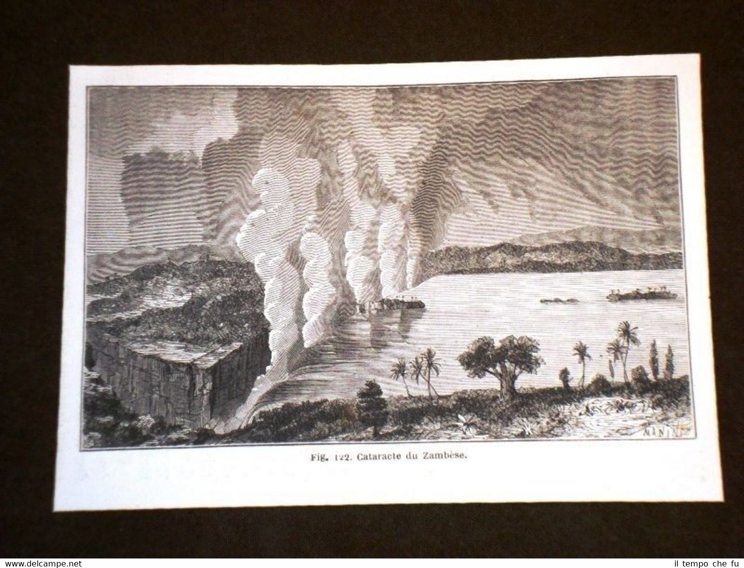 Cataracte du Zambèze dans 1864