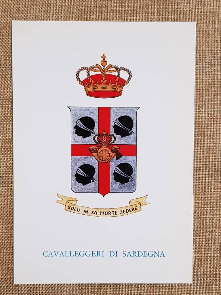 Cavalleggeri di Sardegna Emblema o stemma araldico Reggimento di Cavalleria