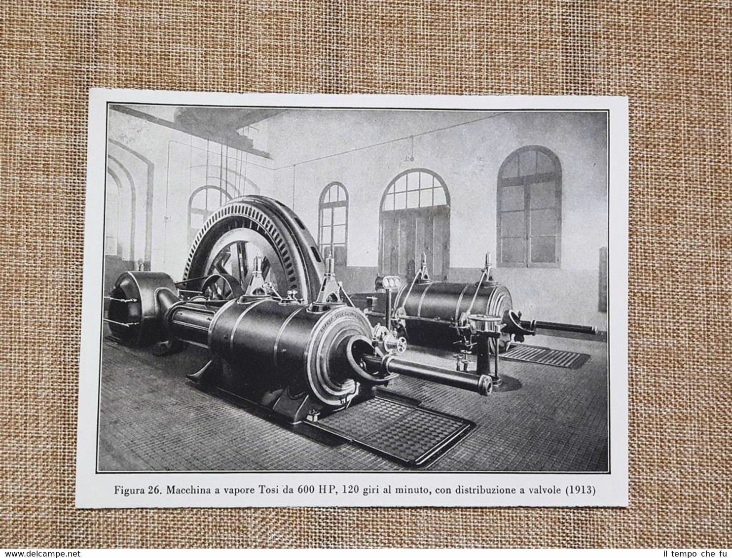 Centrali idroelettriche nel 1934 Macchina a vapore Tosi da 600 …