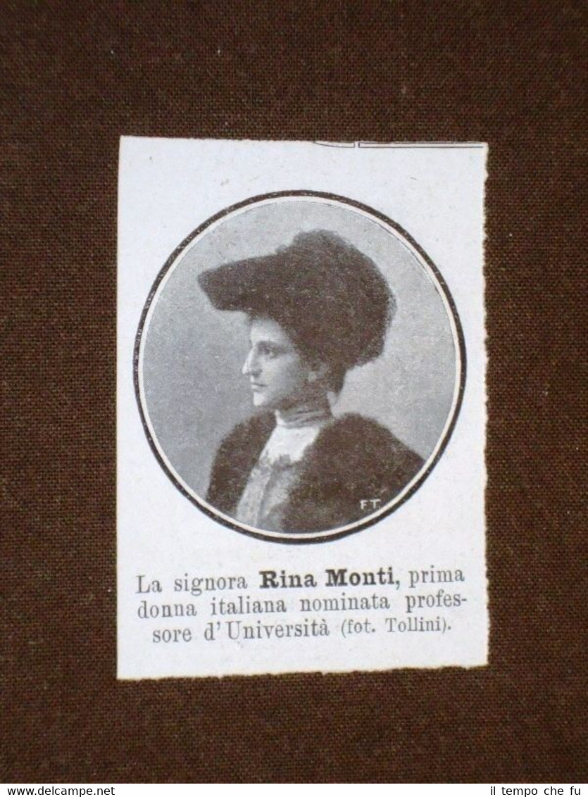 Cesarina Monti o Rina Monti Stella di Arcisate nel 1908 …