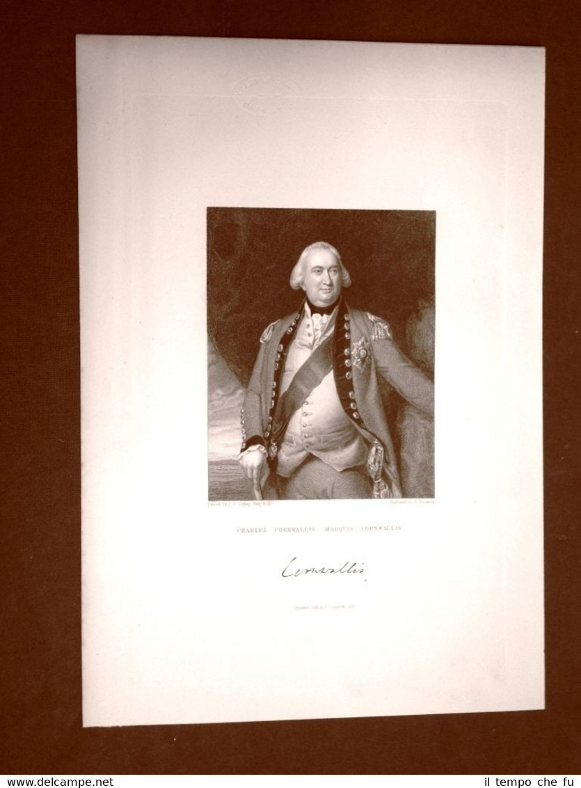 Charles Cornwallis I Marchese Cornwallis Generale Londra, 1738 – Ghazipur, …