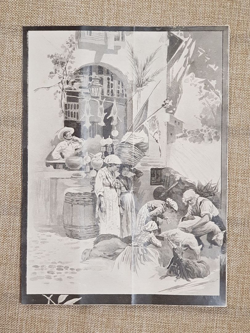 Chianchiere Macellario venditore di carne Antico mestiere di Napoli Stampa …