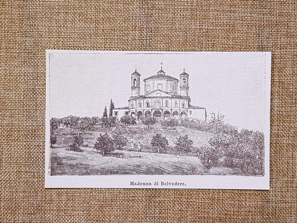 Città di Castello nell'800 Madonna di Belvedere Perugia Umbria