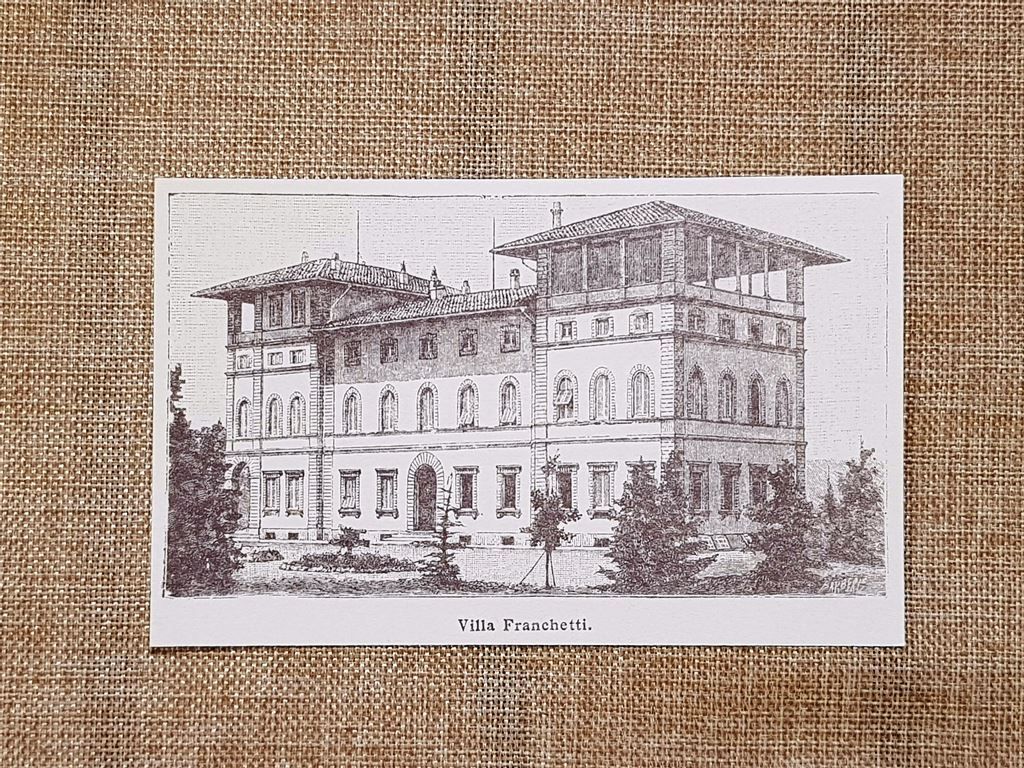 Città di Castello nell'800 Villa Franchetti Perugia Umbria