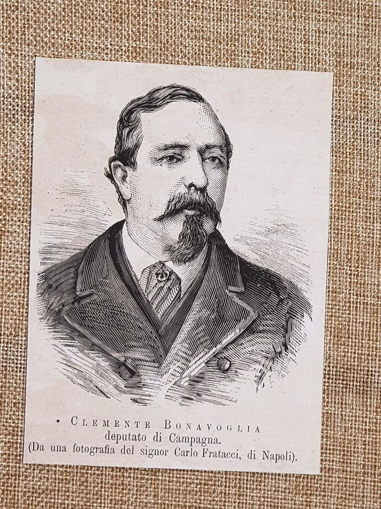 Clemente Bonavoglia nel 1881 Deputato di Campagna