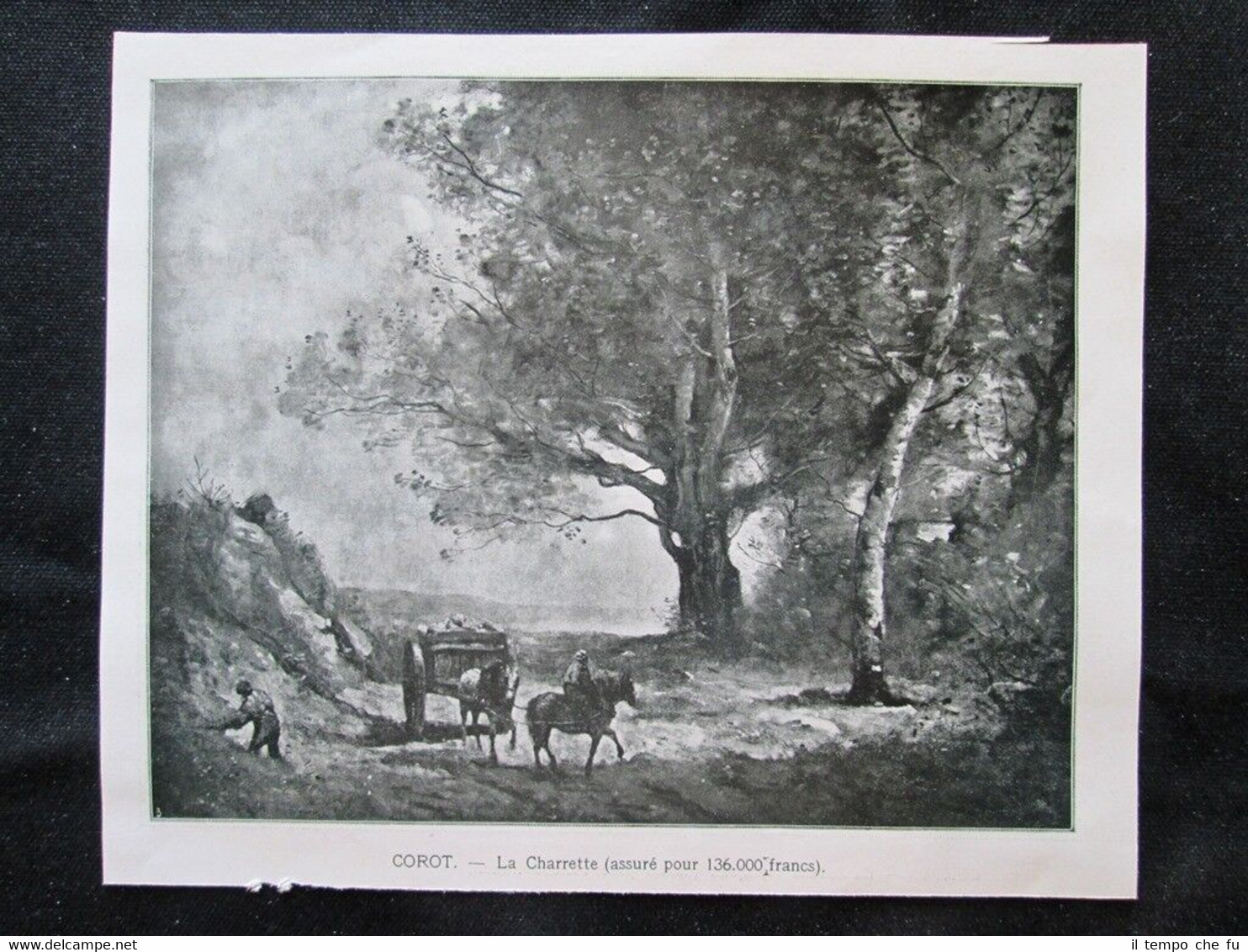 Collezione Chauchard: Corot - Il Carretto Stampa del 1909