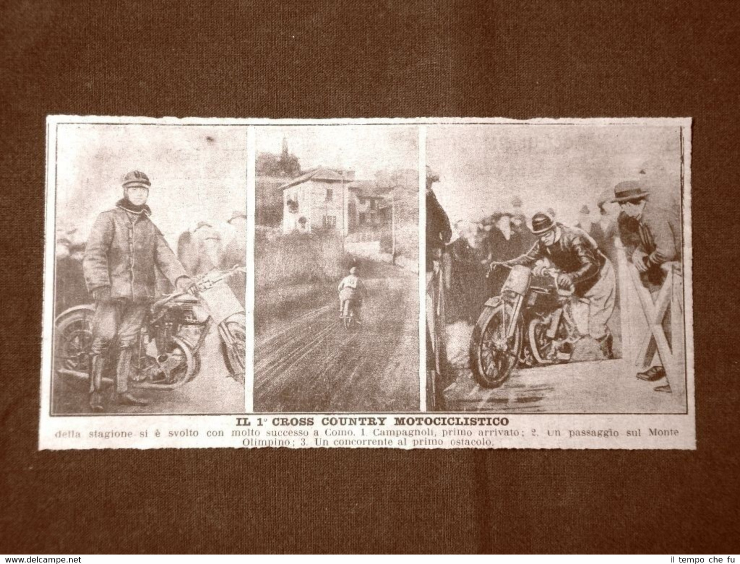 Como nel 1925 Motociclismo Il 1° Cross Country motociclistico Sul …