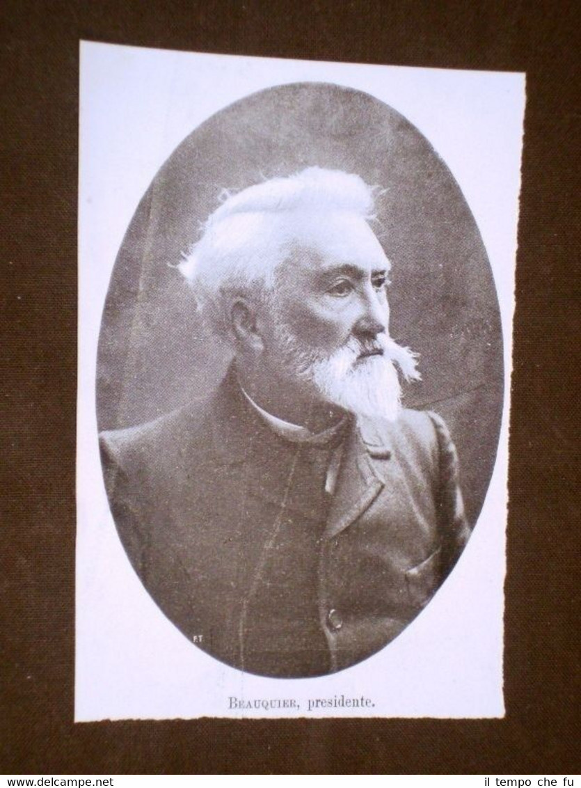 Componente la Lega Franco - Italiana Beauquier Presidente