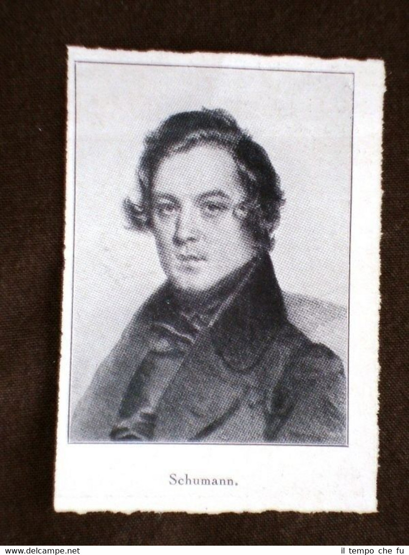 Compositore Robert Alexander Schumann di Zwickau