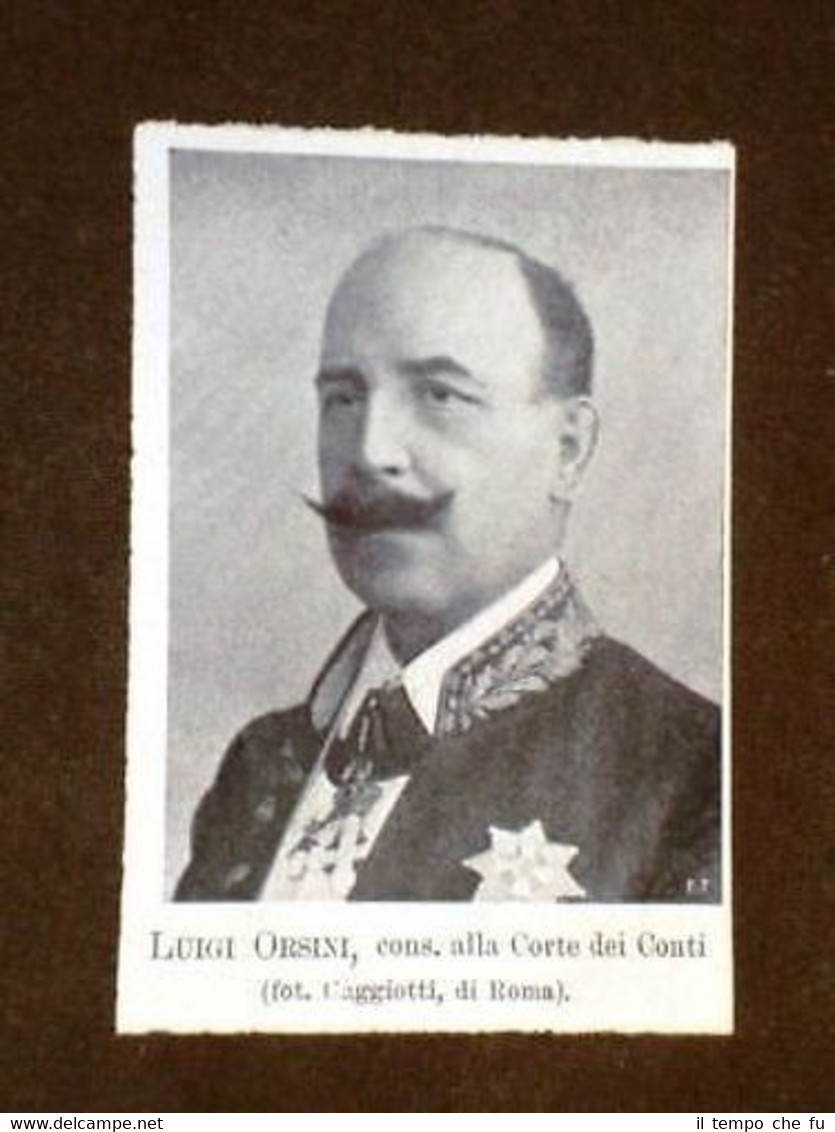 Consigliere della Corte dei Conti Luigi Orsini