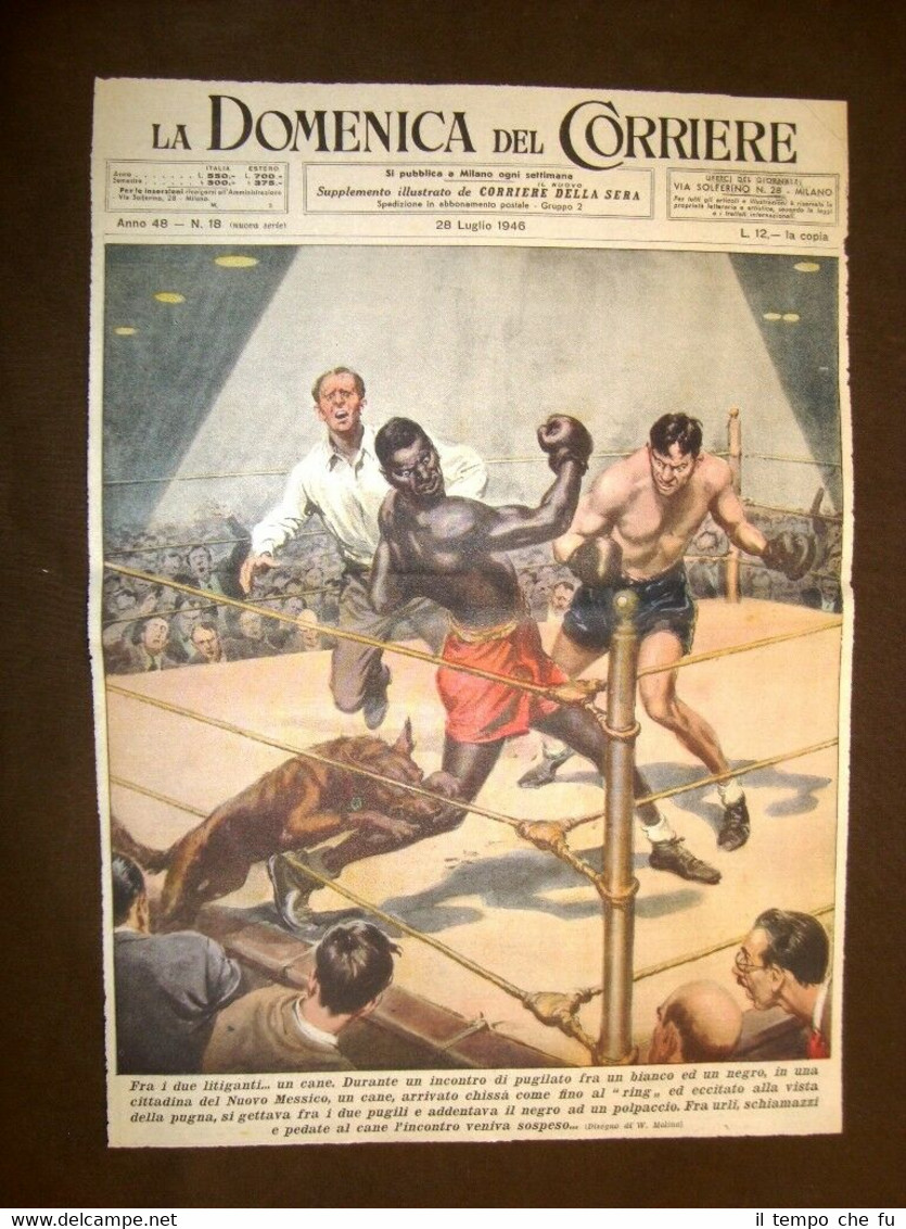 Copertina La Domenica del Corriere del 28 luglio 1946 Nuovo …