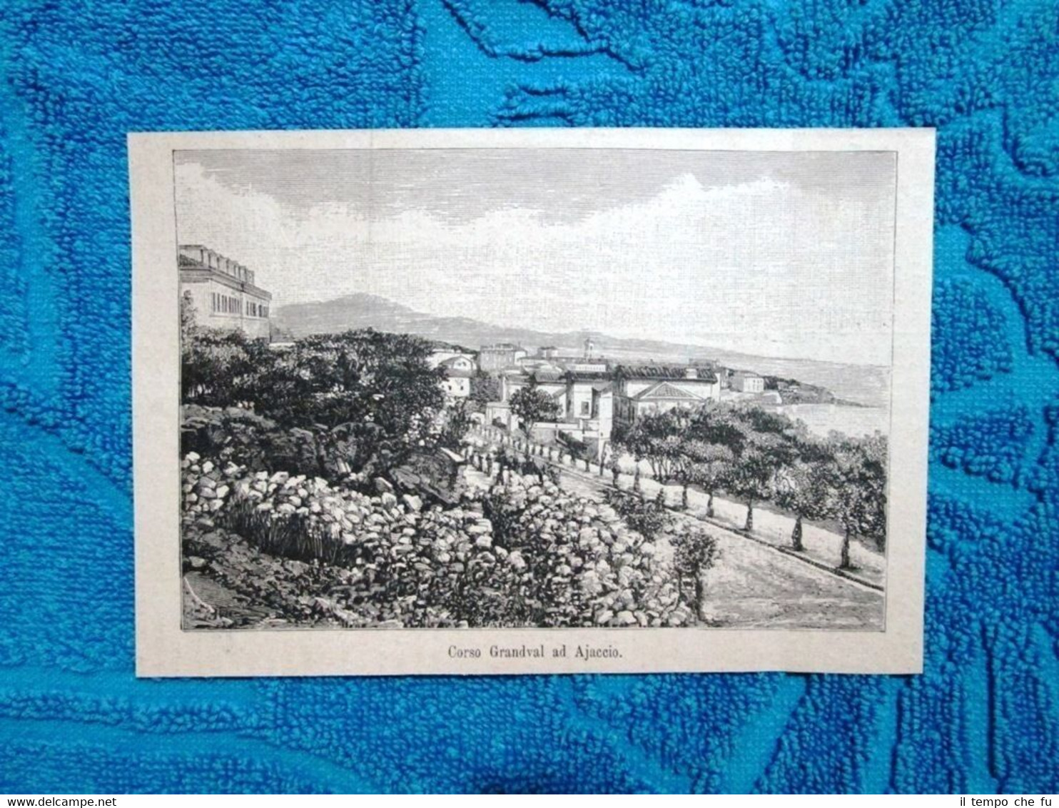Corso Grandval ad Ajaccio - Corsica 1882