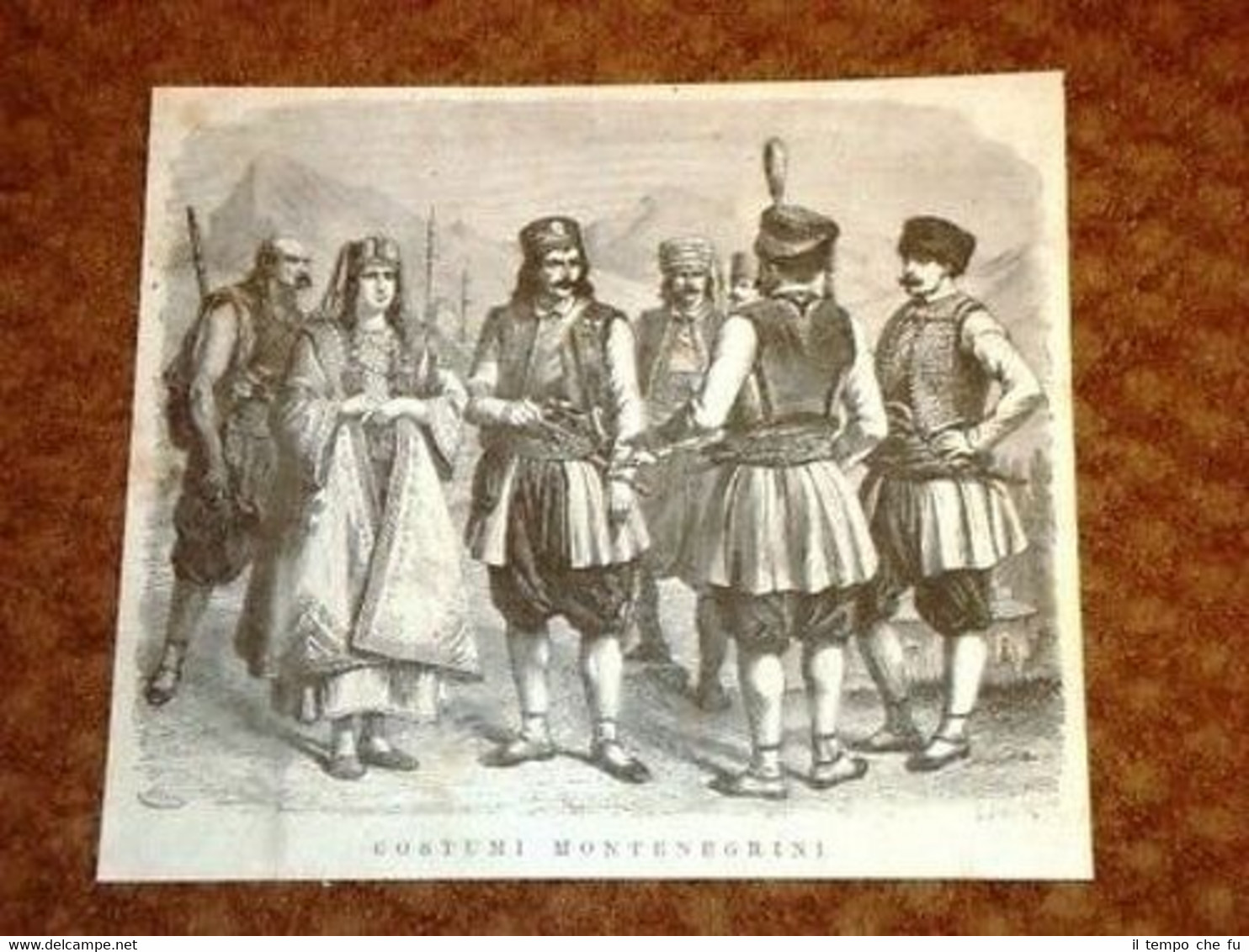 Costumi Montenegrini Uomini e Donne del Montenegro