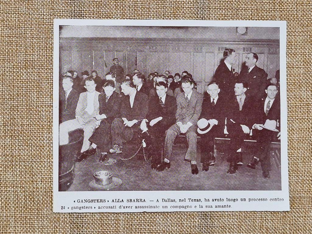 Dallas nel 1935 Processo a 24 gangsters accusati di duplice …