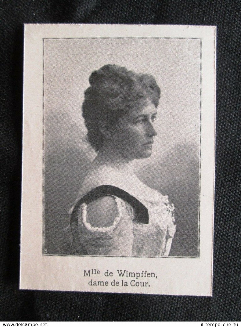 Danimarca: La signorina de Wimpffen, dama di corte Stampa del …