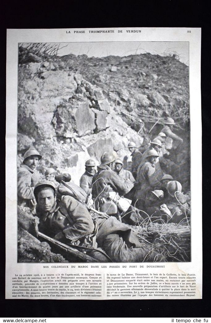 Dans le fosses du fort de Douaumont, Dans le Carrières …