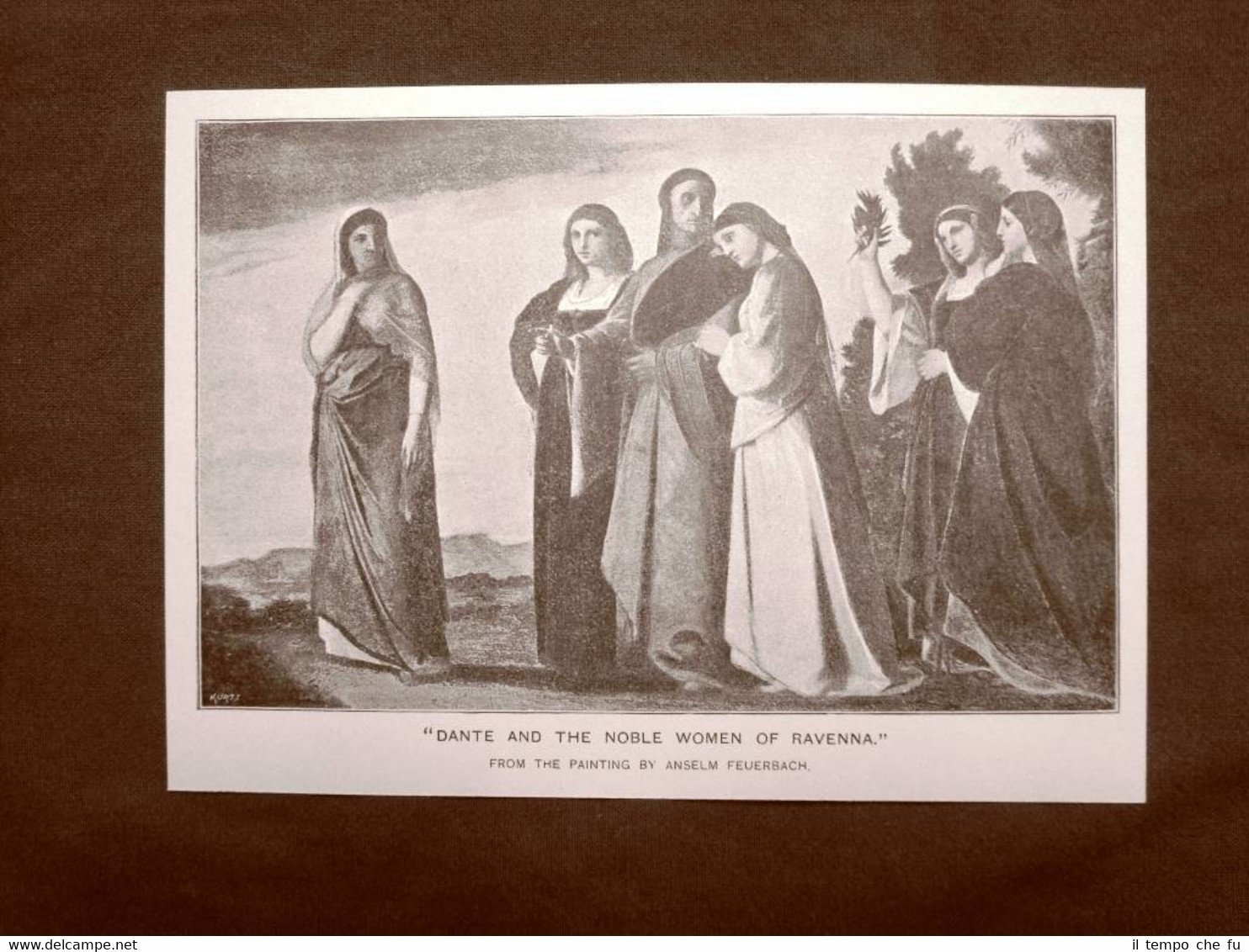 Dante e le nobildonne di Ravenna Quadro di Anselm Feuerbach …