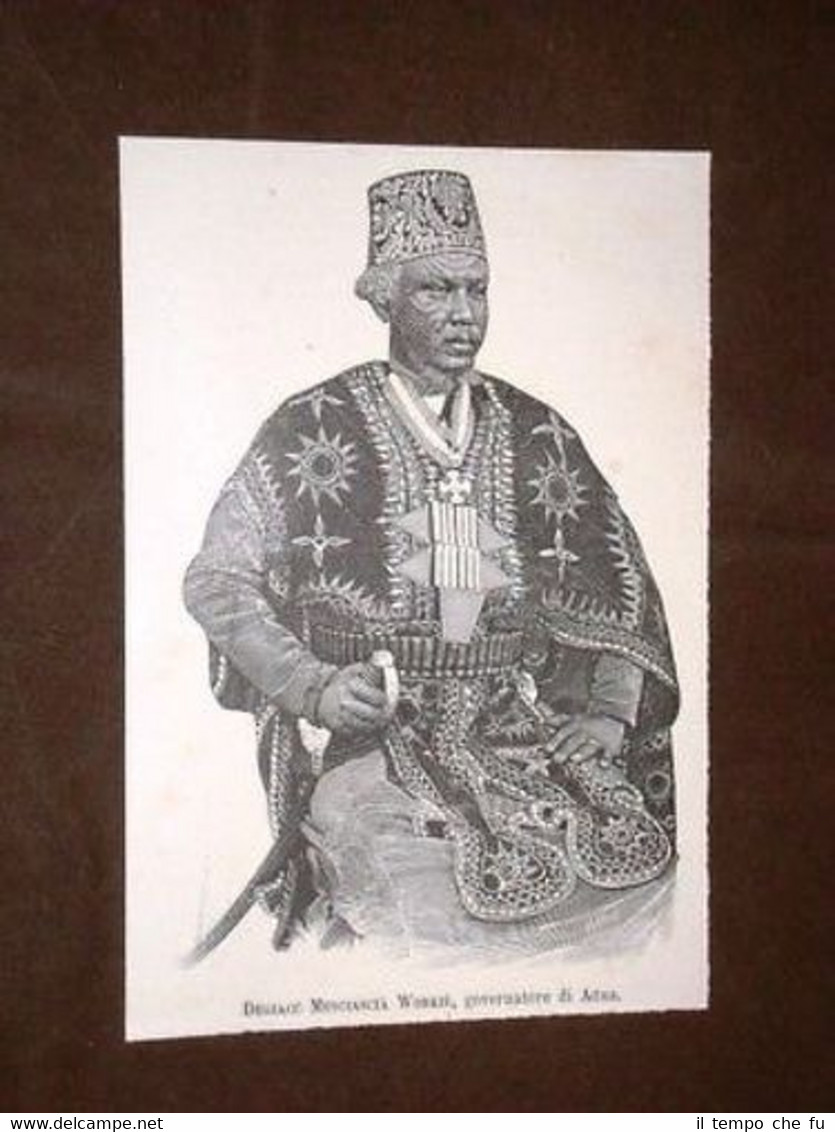 Degiacc Workié Governatore di Adua o Adowa Eritrea