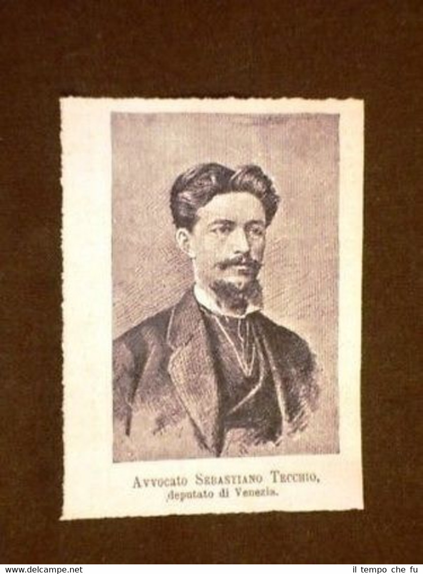 Deputato Avvocato Sebastiano Tecchio di Venezia