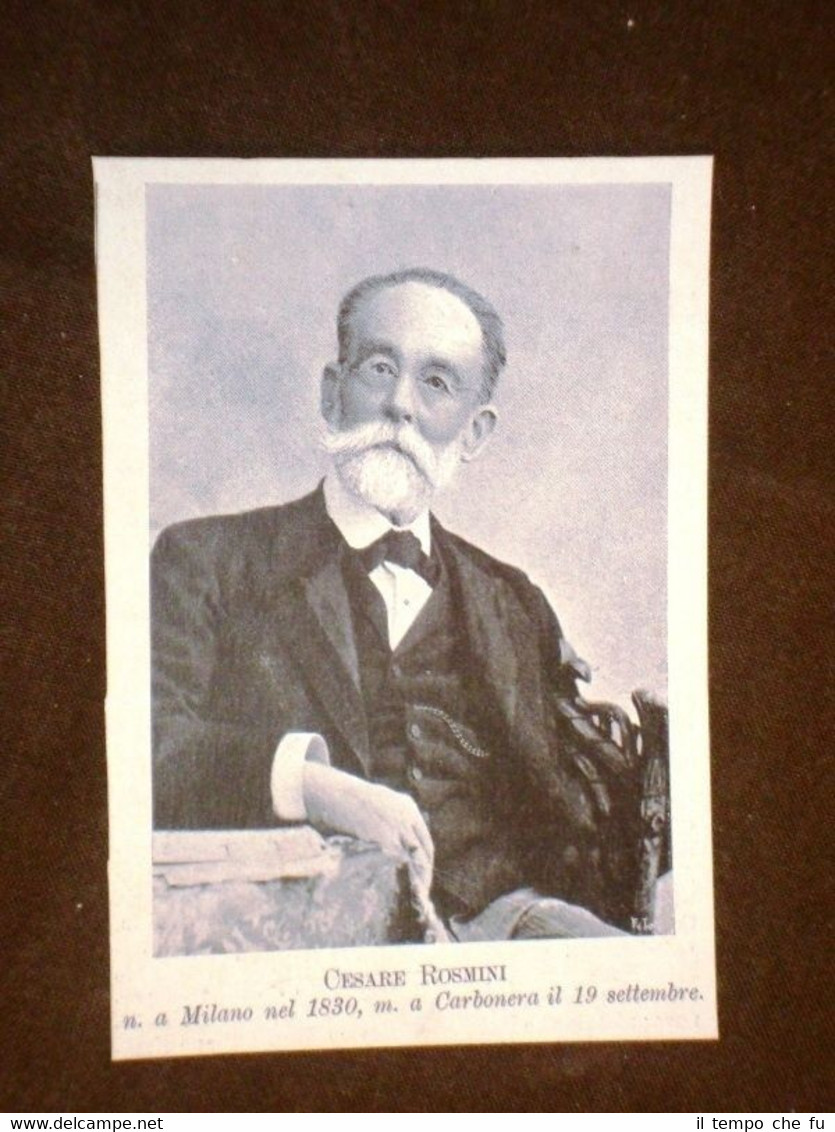 Deputato Cesare Rosmini di Milano