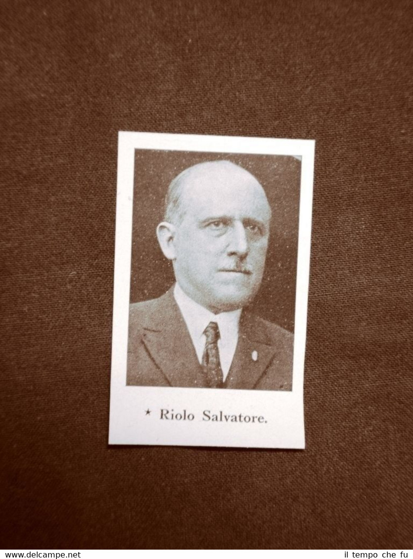 Deputato d'Italia nel 1924 Onorevole Riolo Salvatore e Bette Augusto