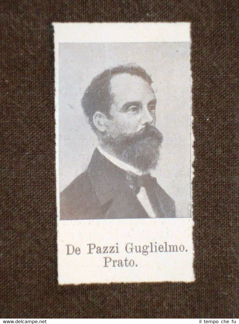 Deputato del 1° Parlamento d'Italia 1861 Guglielmo De Pazzi di …