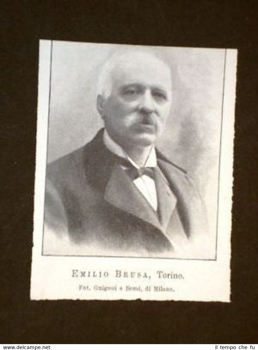 Deputato Emilio Brusa di Torino