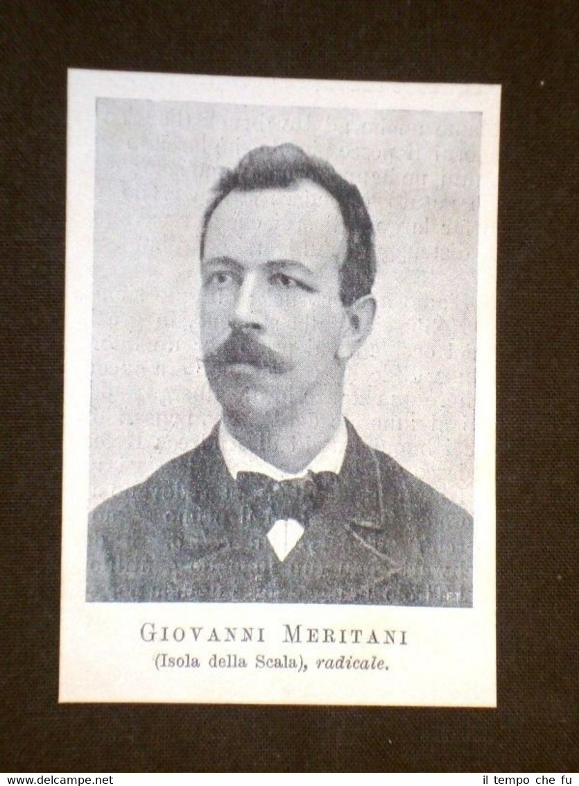 Deputato Giovanni Meritani di Isola della Scala