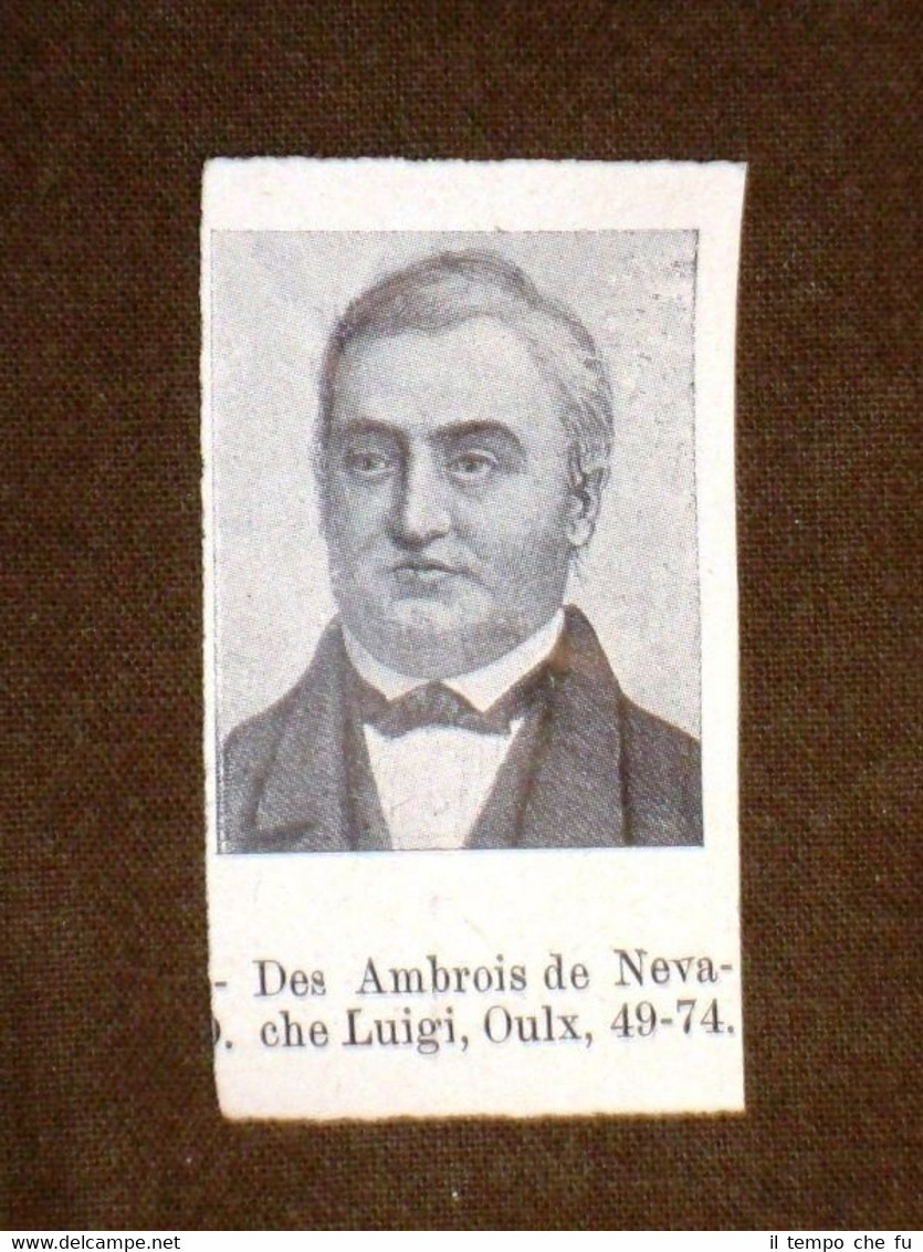 Deputato Luigi Des Ambrois de Nevache di Oulx e Antonio …