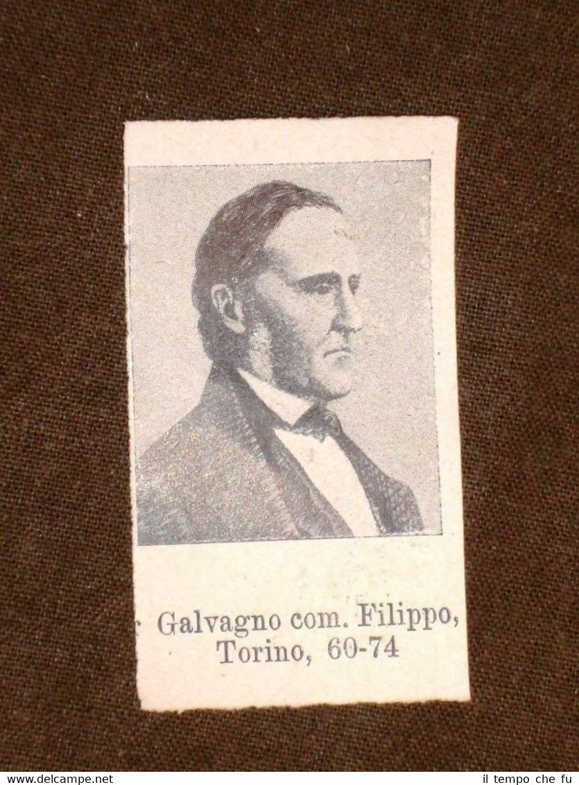 Deputato nel 1861 Filippo Galvagno di Torino e Lodovico Sauli …
